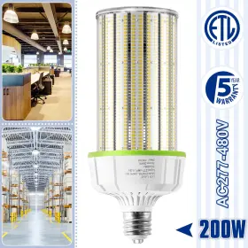 NG-WL-200WH16SX-508-W39 KUKUPPO Led Corn Light Bulbs Garage