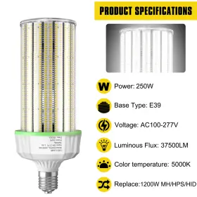 NG-WL-250W16SX-508-W39-120V KUKUPPO Led Corn Light Bulb Dlc #3