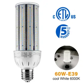 NG-WL-60WH KUKUPPO Led Corn Cob Light Bulb Mogul Base