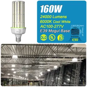 NGWL-160W14S KUKUPPO Led Corn Light Bulb Mogul Base Cob