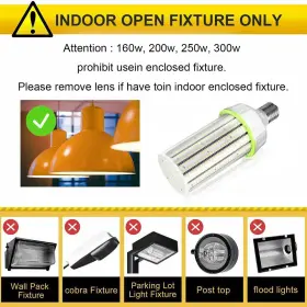 NGWL-300W14S KUKUPPO Led Corn Bulb Hospital High Bay Fixture #3