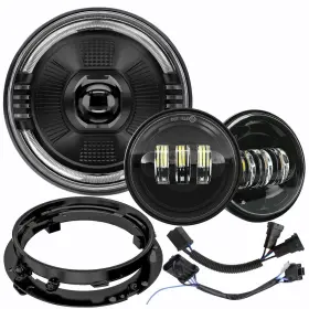 GY100015 KXGTY Led Headlight Fog Passing Lights Dot Harle Kit