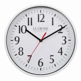 404-3025W LA CROSSE TECHNOLOGY LTD Basics Analog Wall Clock