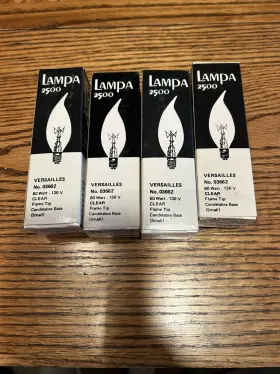 03662 LAMPA Flame Tip Light Bulb Candelabra Base