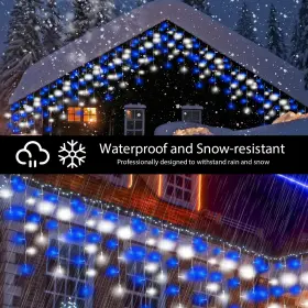 972603222544 LAMPHOME Icicle Christmas Lights Timer #3