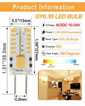 723576192503 LAMSKY Pin Base Led Bulb Dimma #2