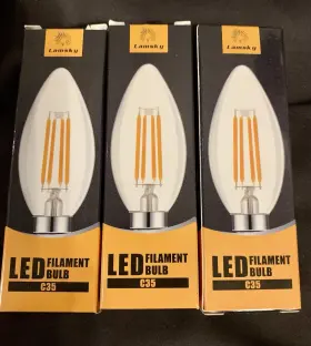 762148316367 LAMSKY Filament Led Base Light Bulb