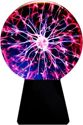 PB-100616 LEBBEEN Glass Plasma Ball Sphere Lightning Light