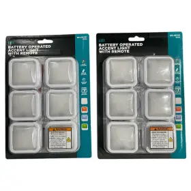 1011245237 LED Puck Lights Remote Control Timer Pack