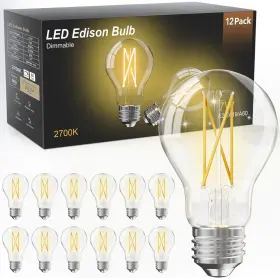 445046699680 LED Pack Edison Bulbs Dimmable High Brightness