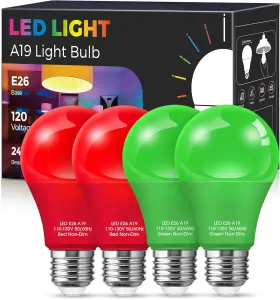 FJHE004REE26 LED Light Bulbs Pack Christmas Base Dimm