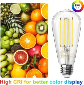 ST19WW2700-6 LED Edison Light Bulbs Dimmable #3
