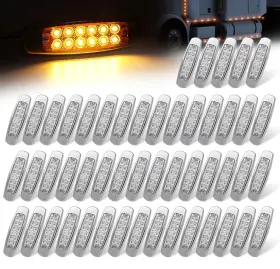 FBM-LV-50X-BB12-CLY LEDVILLAGE Lens Amber Led Marker Lamp