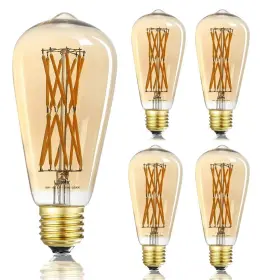 S-ST15W-2500K-4P LEOOLS Led Edison Filament Amber Bulb Edsion