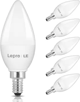 600052-DW-US-6 LEPRO Led Candelabra Light Bulbs Kelvin Wa