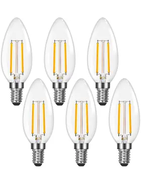 600062-WW-US-6 LEPRO Led Chandelier Bulbs Dimmable Candelabra