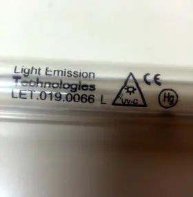 LET019066L LET Uvc Light Bulb Single End Pin Emission