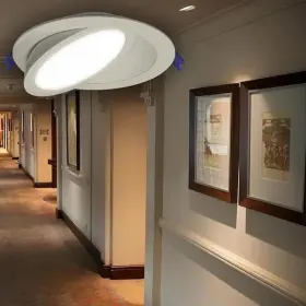 001-DAR60-S1W LEVITON Downlight Round