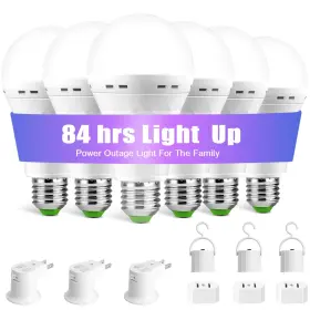 LHZSHLQ-4P LHZHENG Emergency Rechargeable Light Bulbs Up