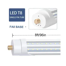 738634216893 LIGHEART Led Light Tube Single Pin Base #2