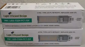 LED-7324-FC-G4 LIGHT EFFICIENT DESIGN Selectable Cct