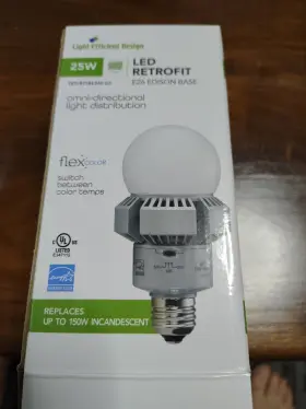 LED-8019E345-G3 LIGHT EFFICIENT DESIGN Retrofit Edison Base