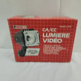 V-0195 LIGHTBULBSAREUS Ambico Ac Video Light Camera Camcorder
