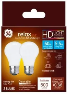 31361 LIGHTING Relax Led Ceiling Fan Light Bulbs Watts