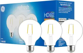 45710 LIGHTING Refresh Led Light Bulbs Globe Base Pa