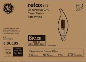 93129920 LIGHTING Relax Led Light Candle Bulb