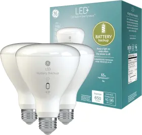 93130526 LIGHTING Led Backup Battery Light Bulbs Recharable