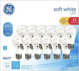 980314638 LIGHTING Led Light Bulbs Neral Dimmable Bu