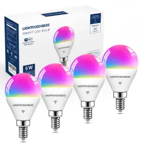 LTD-SM-G16.5-E12-4P LIGHTINGINSIDE Smart Light Bulbs Equiv