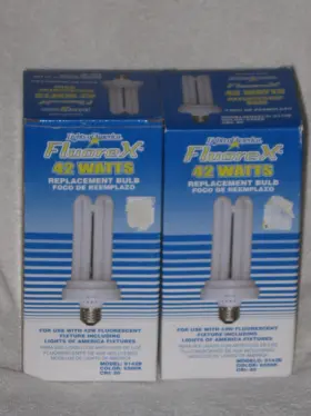 9142B LIGHTS OF AMERICA Fluorex Watts Bulbs