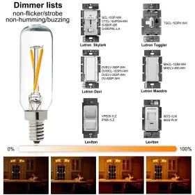 656699430828 LITEHISTORY Dimmable Led Bulb Candelabra #3