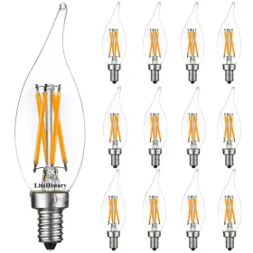 CA10D-4C27K-60W-12PACK LITEHISTORY Dimmable Led Bulbs Edison