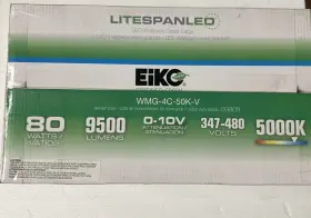 WMG-4C-50K-V LITESPANLED Led Wallpack Glass Lg Eiko Cert