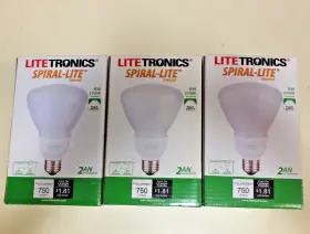 L-15527R30-1 LITETRONICS Spiral Lite Bulb Hrs