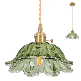 B0DK8N3GDK LOIOGOHOT Glass Pendant Light Fixtures Chandelier
