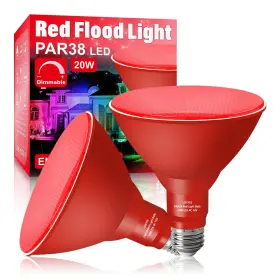 751366795238 LOXYEE Flood Light Bulb Pack Dimmable Base