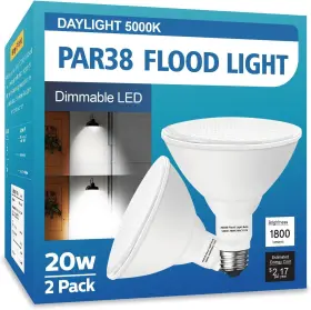PAR38-2 LOXYEE Led Flood Light Bulbs Pack Dimmable