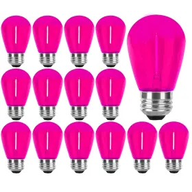 016392366273 LRSUEYSKIN Pink Led Bulb Shatterproof Light Base