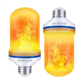 744110416251 LUKYAMZN Cylinder Flame Effect Design Led Night