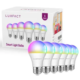 B0FNWD6ZWP LUXFACT Alexa Light Bulbs Smart Rgbcw Changing