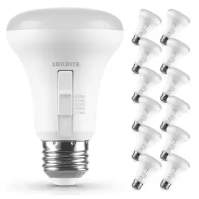 Luxrite 445029729748 78 Watt Equivalent Br20 Led Light Bulb 5cct 7-watt 550 Lumens Flood Bu