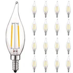 LR21575-16PK LUXRITE Dimmable Edison Led Light Bulbs