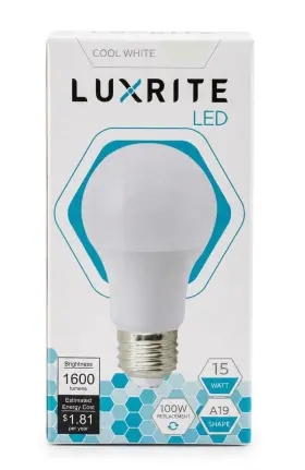 LR21442 LUXRITE Dimmable Led Bulb