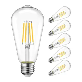 709046043186 LVWIT Pack Led Edison Bulbs Dimmable Filament