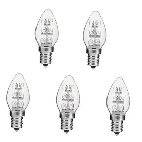798364254541 LXCOM Led Bulb Night Light Pack Base Candelabra