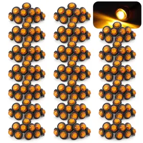 MC-200-3LED-Y MADCATZ Big Marker Round Amber Light Trail